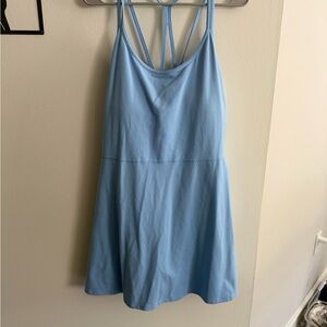 Old Navy Sky Blue Backless Dress